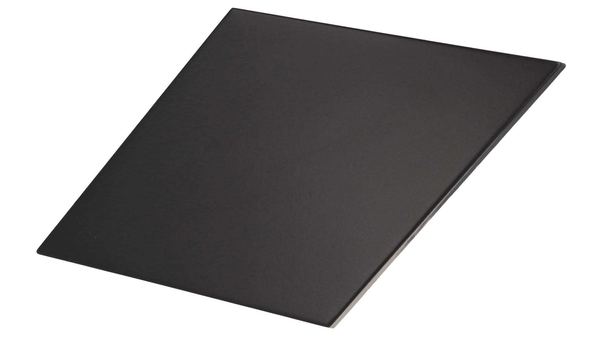 Rhombus Smooth Black Matt 14X24cm. da NAIS