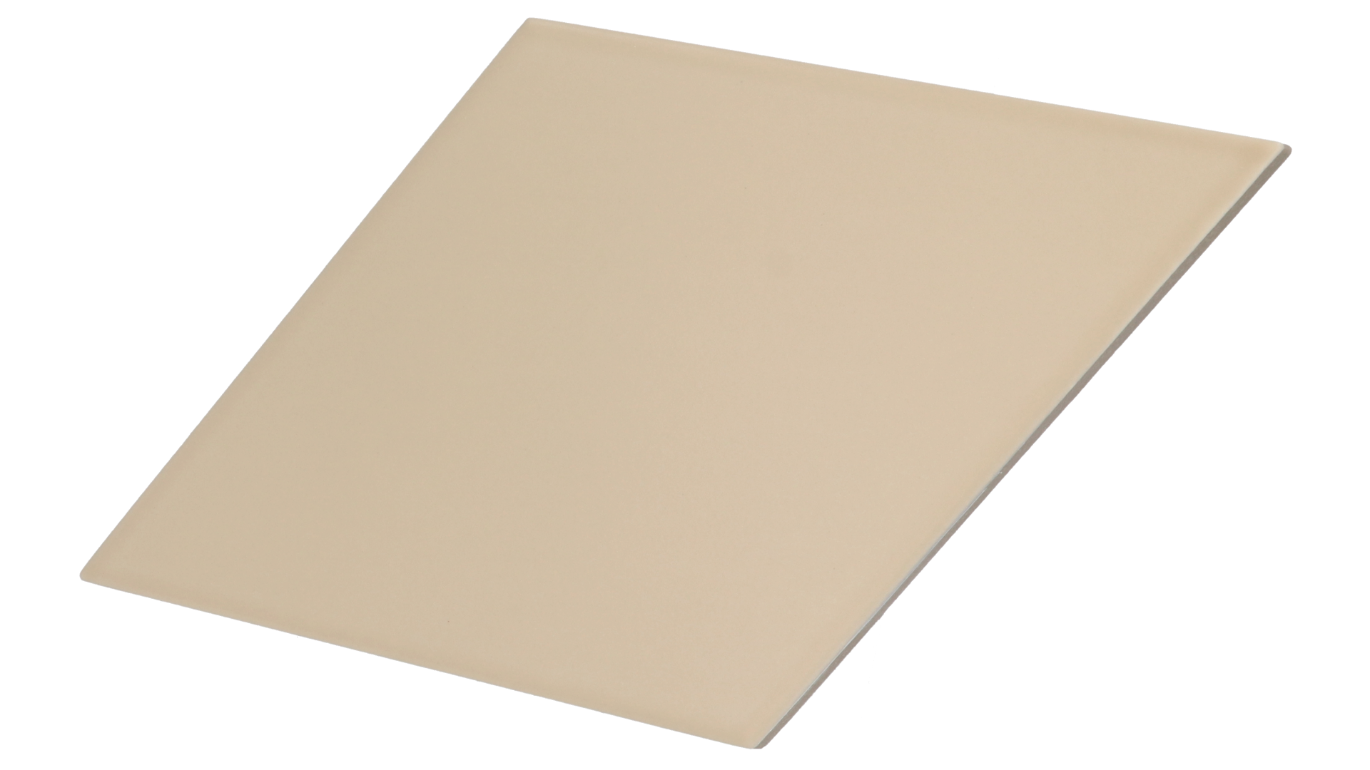 Rhombus Smooth Cream Matt 14X24cm. de NAIS