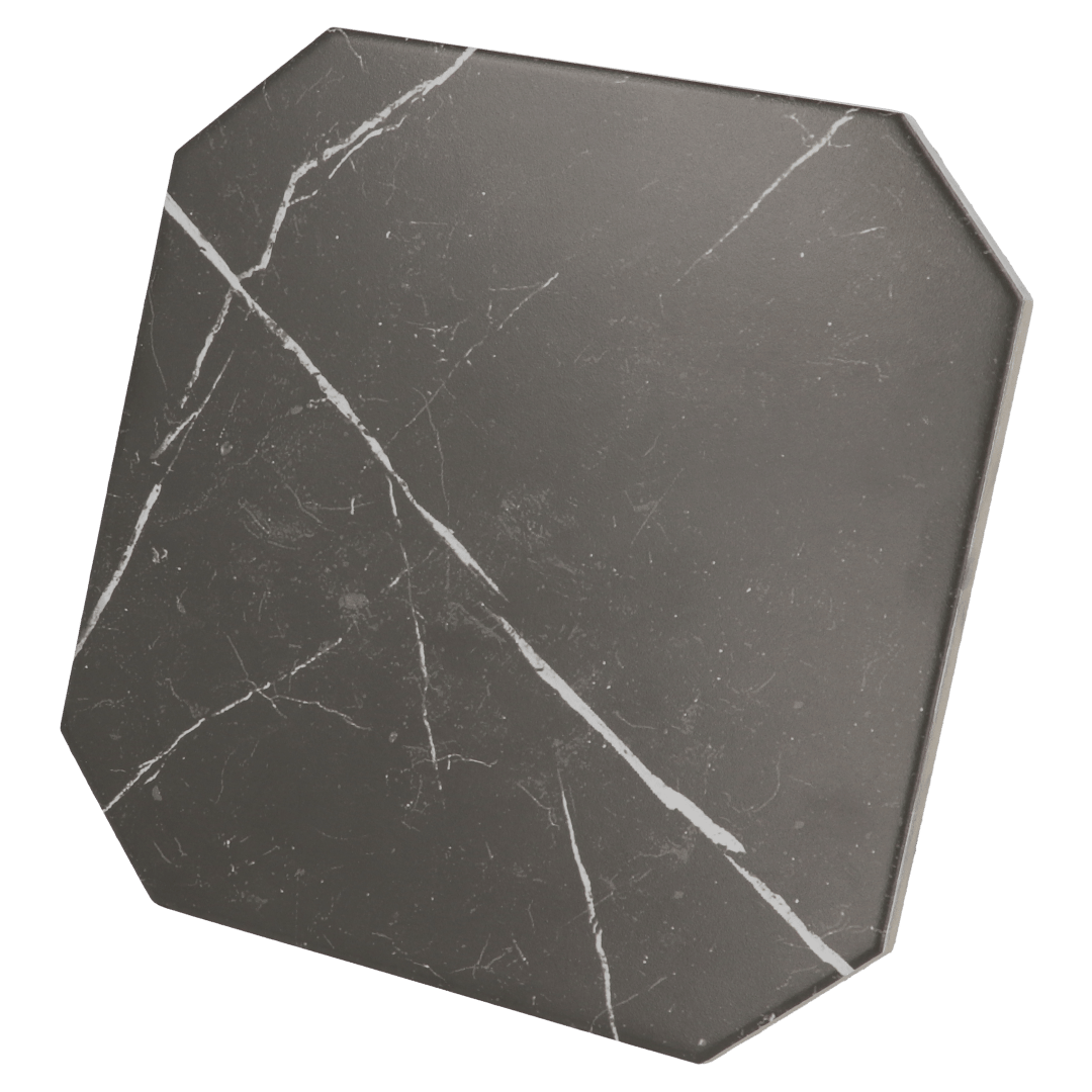 Octagon Marmol Negro 20X20cm. da NAIS