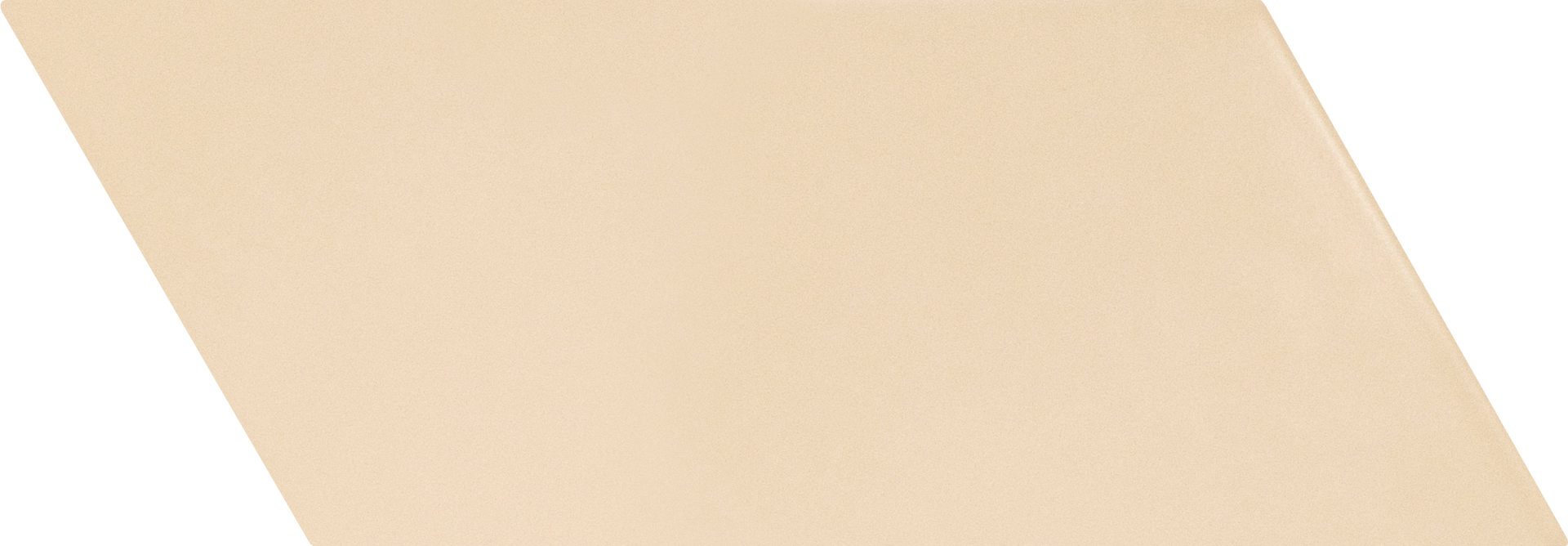 Chevron Crema Mate Derecho 9X20,5cm. da NAIS
