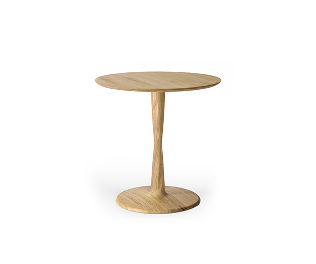 Torsion Mesa / Ø70, Carvalho Branco, 69 cm Alt. de Hangar