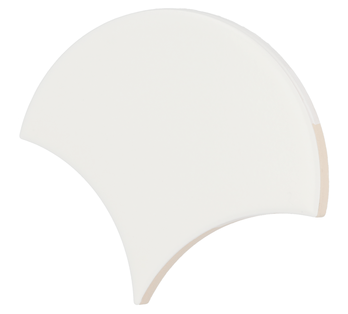 Scale Fan White Matt 10,6X12cm. da NAIS