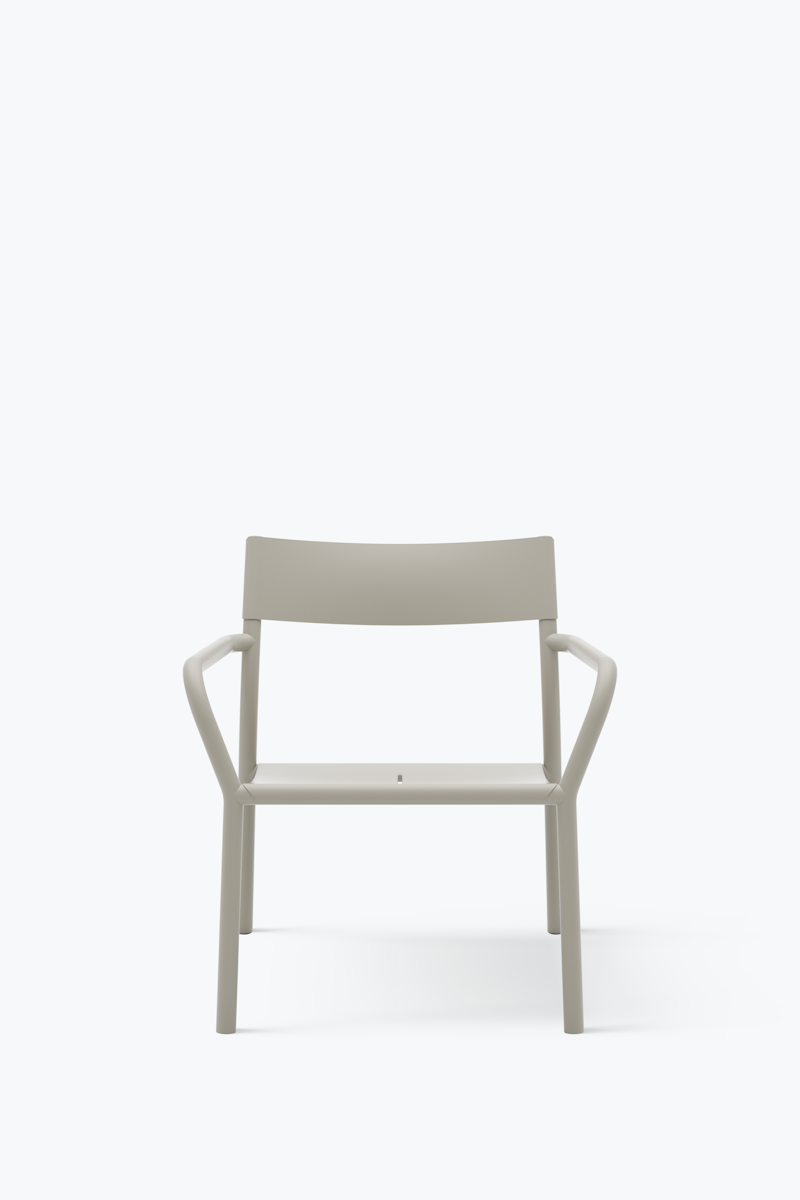 May Lounge Armchair Light Grey de New Works